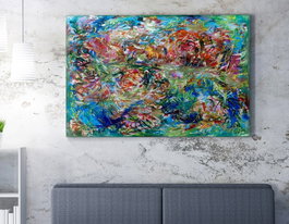 Wallity WY332 Lienzo Decorativo Enmarcado 70 x 100 cm
